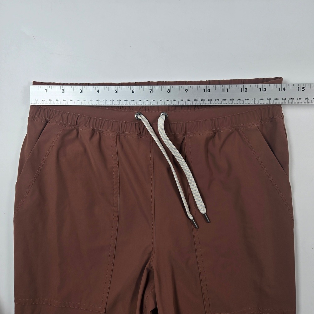 Vuori Miles Joggers Womens Small Brown VW481 Elastic Waist Hiking Active Pants - Picture 7 of 9